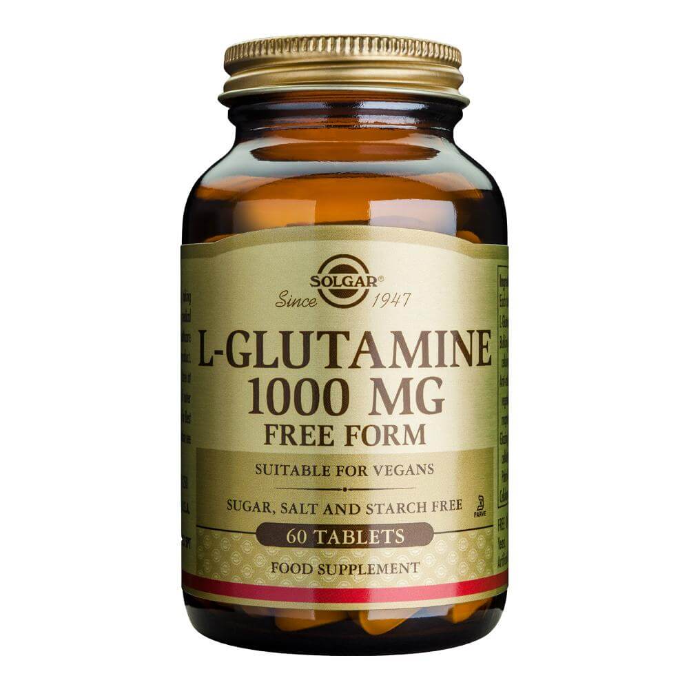 L-GLUTAMINE (Aminoacid L-glutamina) 1000mg 60 tablete, Solgar, natural