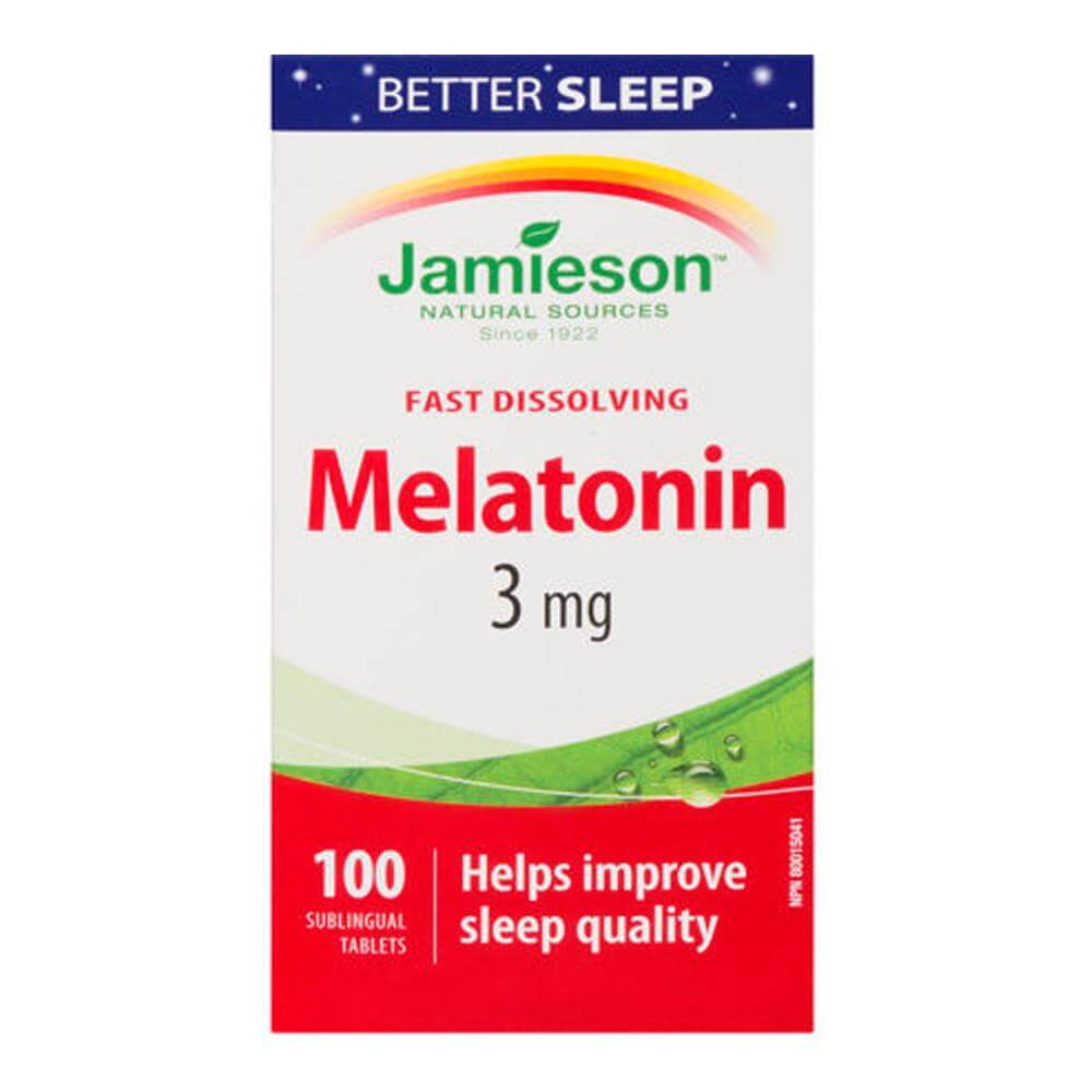 Melatonina 3mg 100 comprimate jamieson, natural