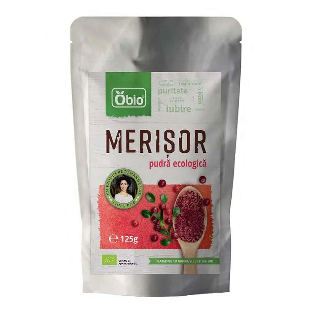 Merisor pudra Obio, bio, 125g, ecologic