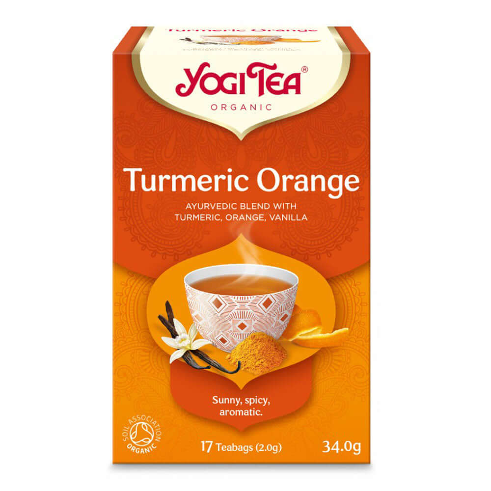 Yogi Tea Ceai curcuma,portocale si vanilie 17 plicuri, bio, 34g, ecologic