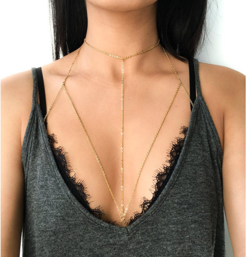 Image of HIGH NECK BODY CHAIN (ADJUSTABLE)
