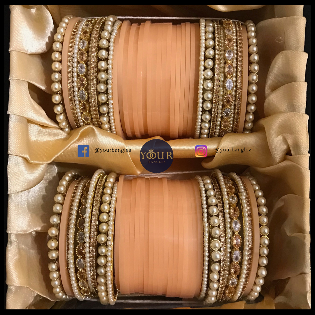 peach bangles