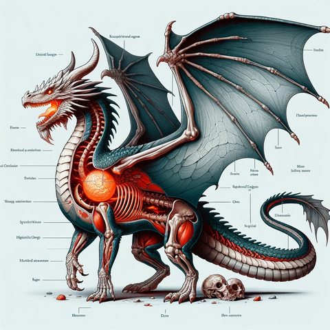 Fictional biology of the dragon