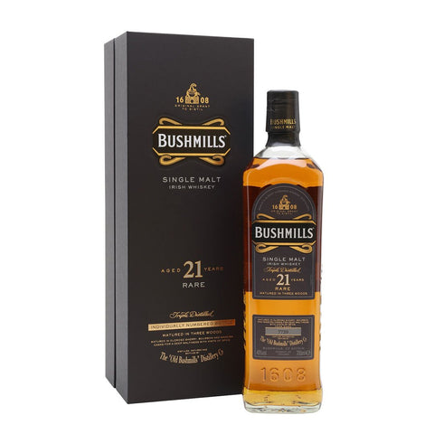 BUSHMILLS WHISKY SINGLE MALT 21 ANS CL.70