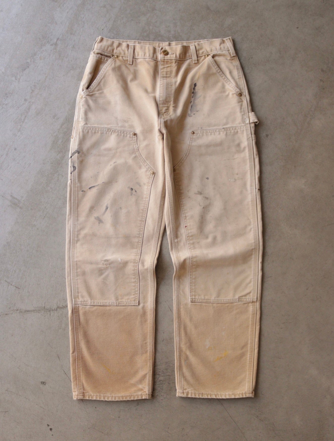 20ss stussy double knee painter pants