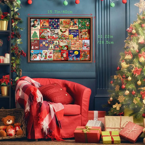 Merry Jigsaw Advent Calendar Puzzle – marnetic