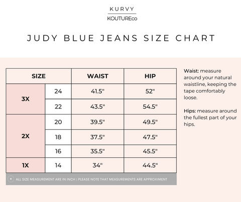 Sizing Information – Kurvy Kouture Co