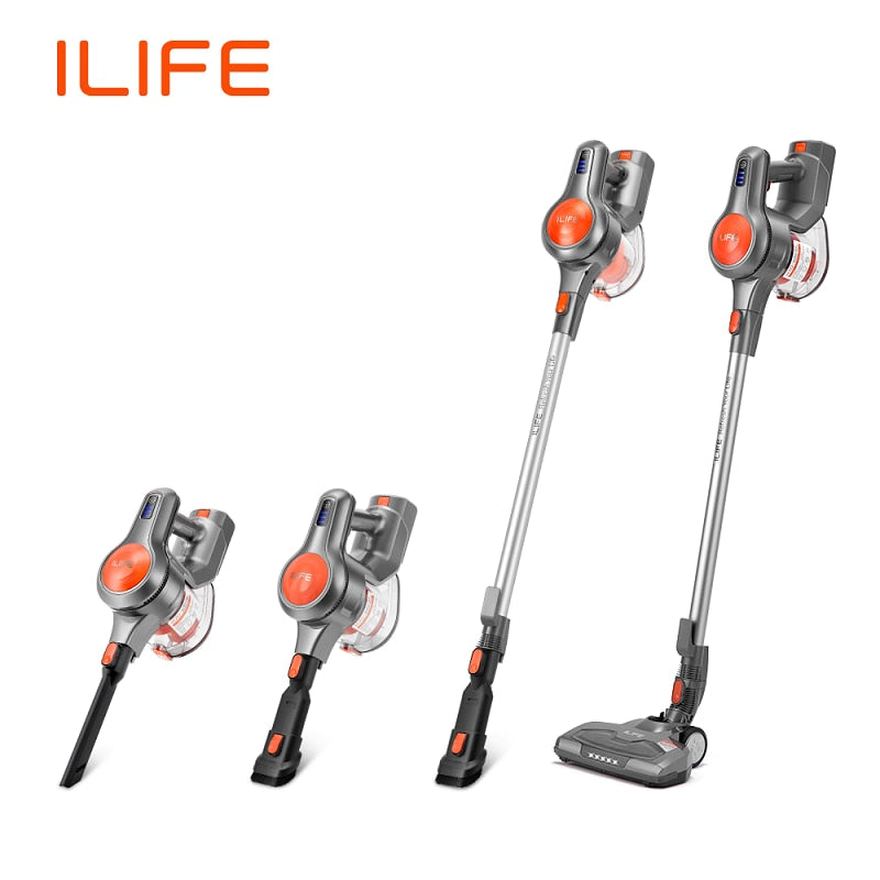 EASINE by ILIFE H70 Cordless Wireless Handheld Vacuum, 21KPa Suction Power, 40Mins Runtimes, Removable Battery, 1.2L Dust Cup