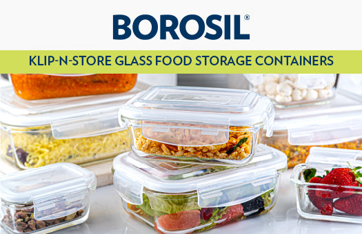Buy Klip n Store Square Container 320 ml at Best Price Online in India -  Borosil