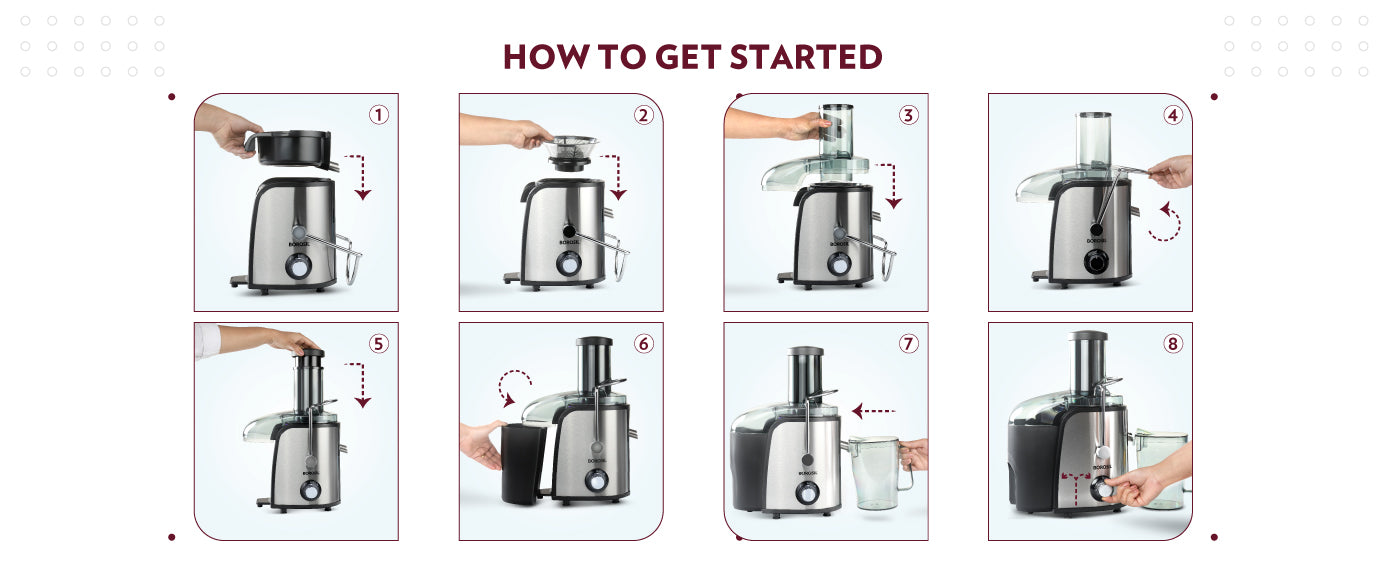 Borosil Primus Plus Juicer