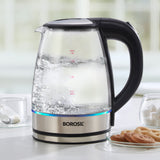 Borosil Electric Glass Kettle, 1.8L