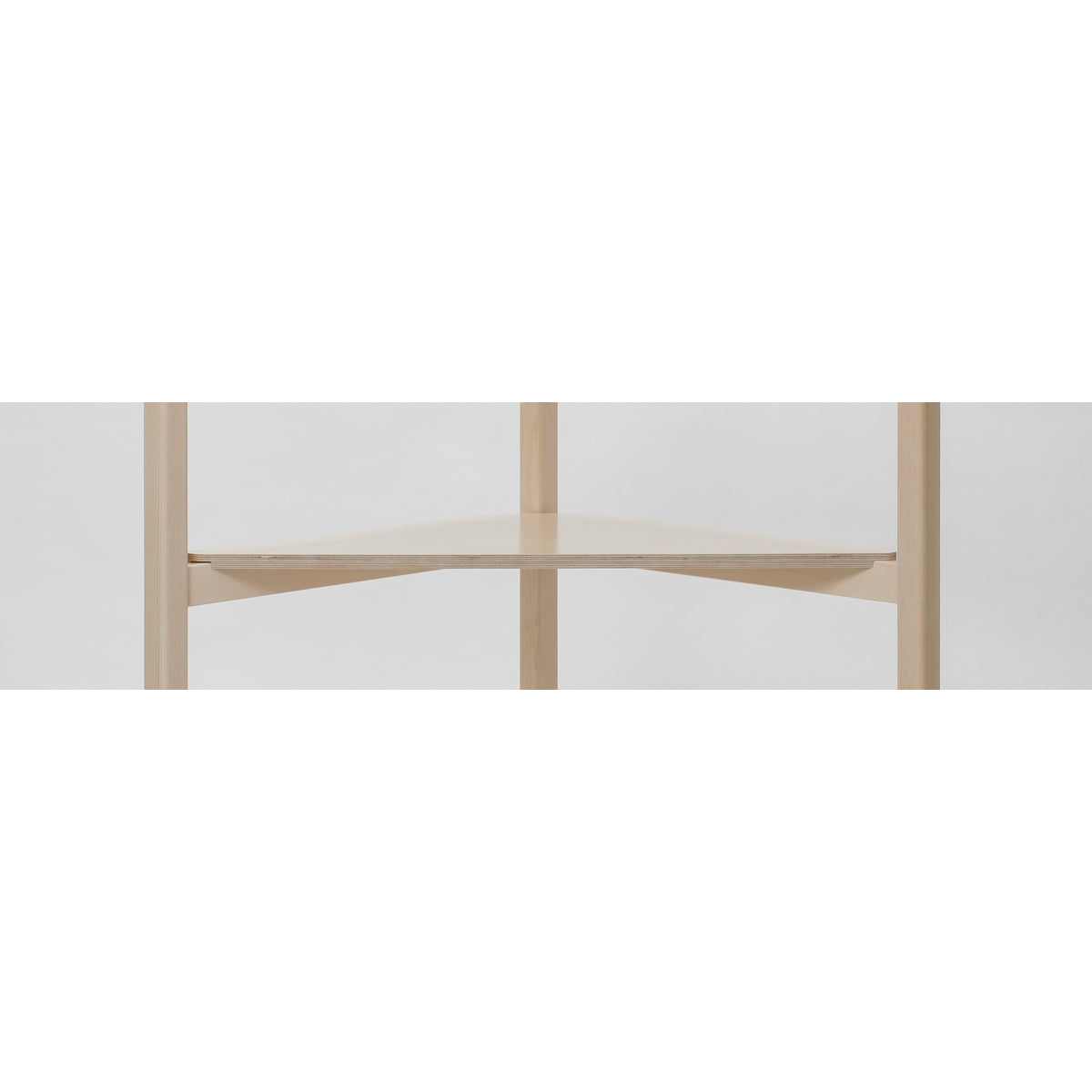 Corner small shelf - Natural Birch – himafurniture