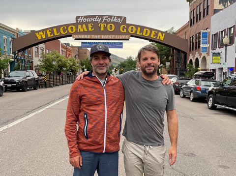 Mark and Gareth from Nyce Kayaks out of Golden Colorado