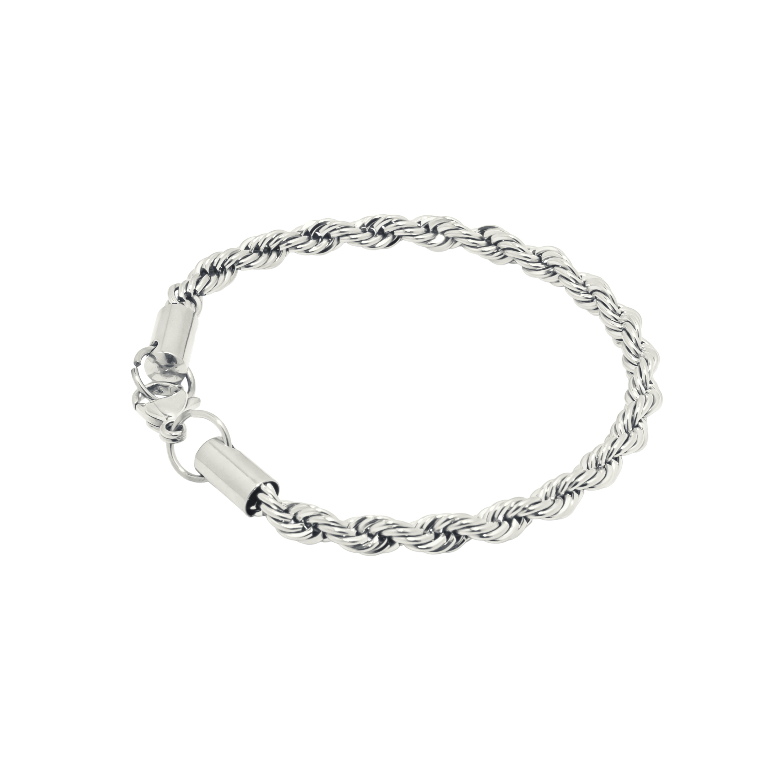 Rope Bracelet (Silver) 5MM – Aricci London