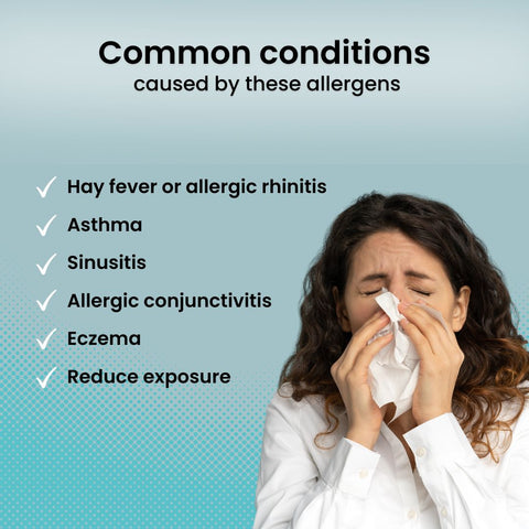 Some common conditions caused by these allergens 