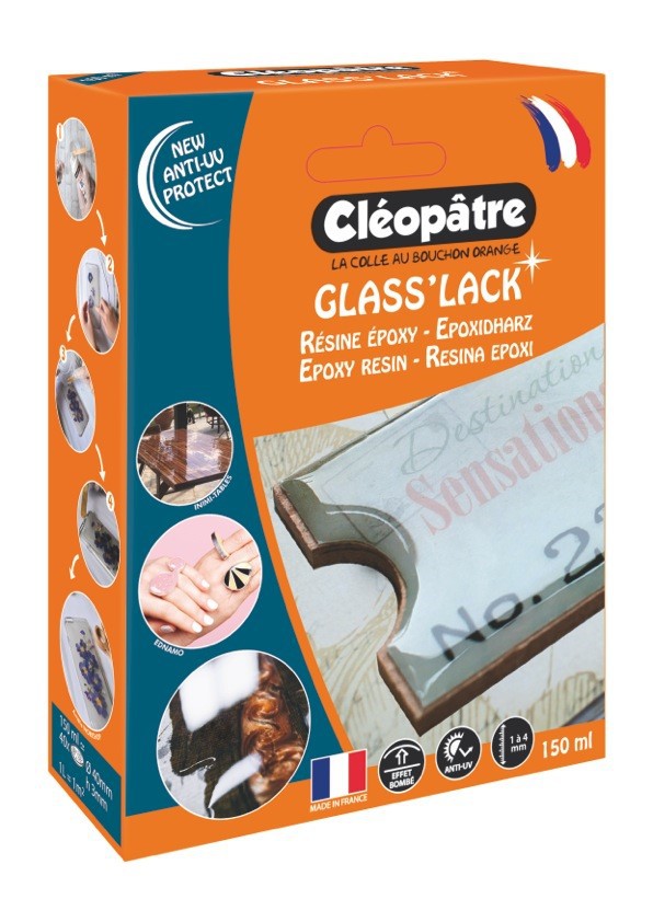 Colle pour bijoux Cléo'tech - collage résistant - Cléopâtre - Transparent  x30g - Perles & Co