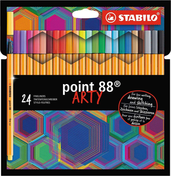 STABILO Colorparade x 20 stylos-feutres point 88 Assortis dont 10