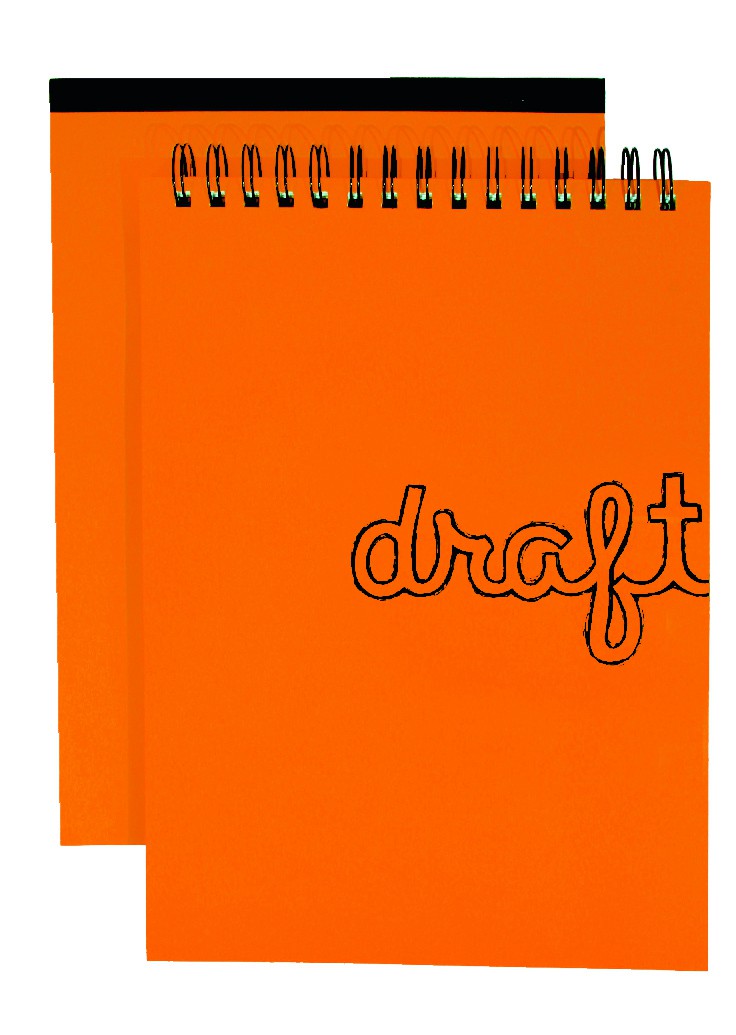 Carnet et Blocs de Dessin Draft (Orange) - Dalbe product image