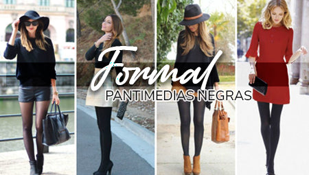 Outfits formales y modernos con pantimedias negras!– Medias Camelia