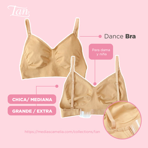 DANCE BRA TAN