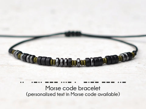 morse code bracelet