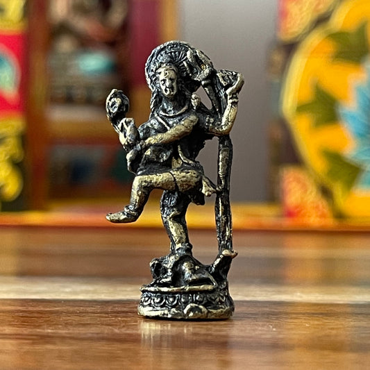 Brass Dancing Shiva Statue, 1.75 Inches Tall: The Buddha Garden