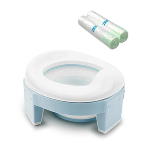 Baby Silicone Potty Training Seat 3 in 1 Travel Toilet Foldable Seat