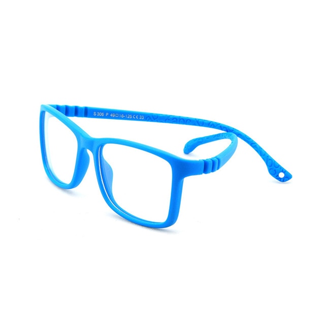 AIMISUV Square Kids Glasses Frame Fashion Silicone Flexible Optical Eyeglasses Frame Children 2020 Boy Girls Clear Glasses UV400