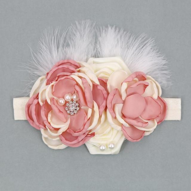 Vintage Flower Headband For Baby Girls