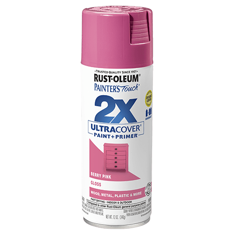 2x Ultra Cover Gloss Spray Paint - 12oz (6 Count)