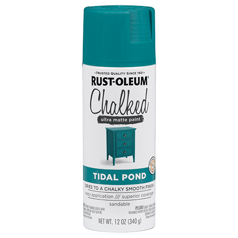 Coastal Blue, Rust-Oleum Chalked Ultra Matte Paint, Quart