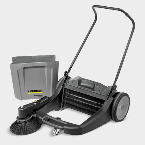 Compact floor sweeper KM 70/20 C: Large dirt container
