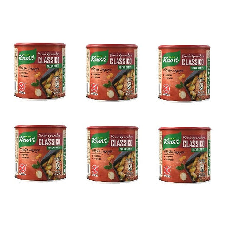 Knorr Brodo Granulare Pollo Nuova Ricetta Chicken Granulated Broth 6x1 –  Italian Gourmet UK