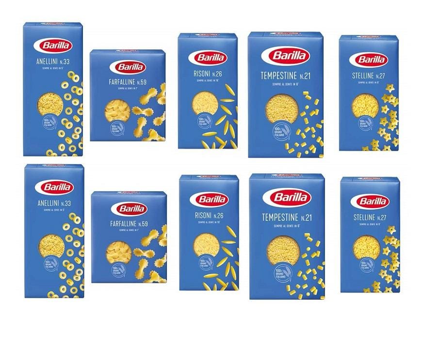 Test package Pasta Barilla Italian small noodles 10x500g – Italian Gourmet  UK