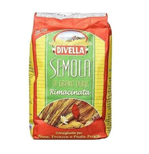 Divella Semola Rimacinata Remilled durum wheat semolina 5kg – Italian  Gourmet UK