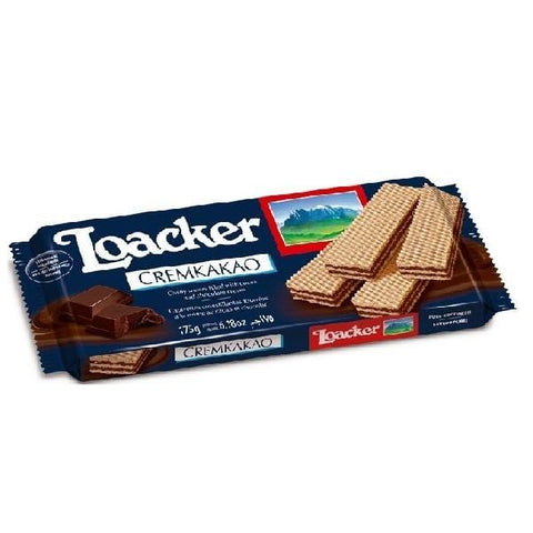 Loacker Wafers Double Choc (175g) – Italian Gourmet UK