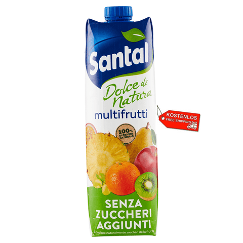 12x Parmalat Santal Succo di Frutta Multifrutti Dolce di Natura Zero M –  Italian Gourmet UK