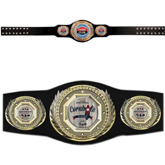 Kid Size Custom Championship Belt - Perfect for Kids Black / Black