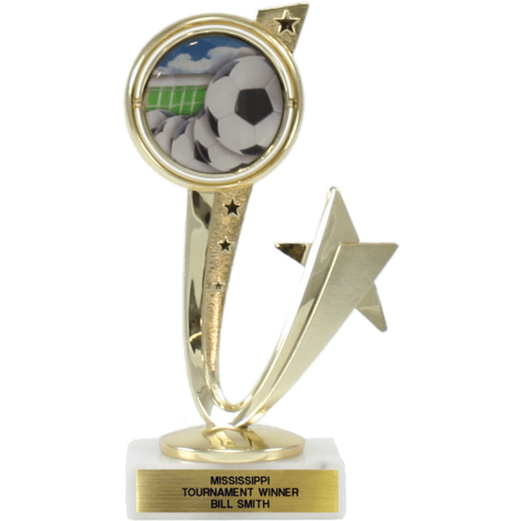 57203GS Star Blast Resin Baseball Trophy