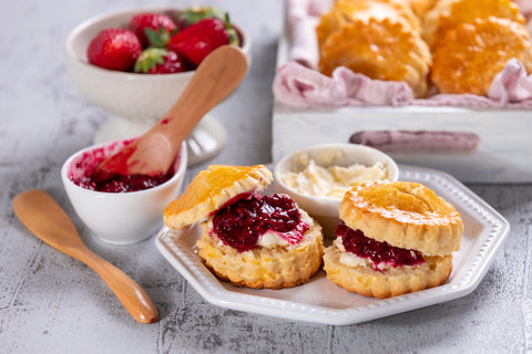 How are Scones and Clotted Cream Savoured