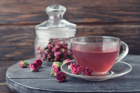 Rose Tea with Vanilla Viennese