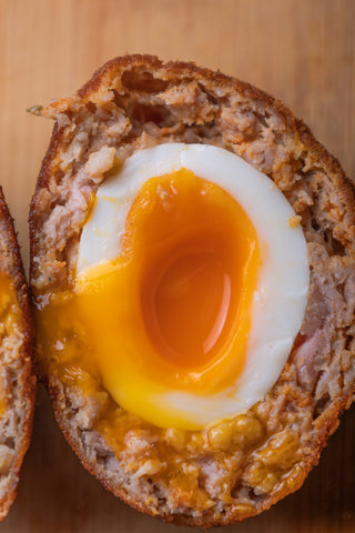 Runny Yolk Scotch Eggs