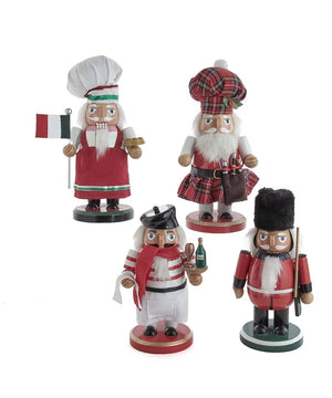 Kurt S. Adler, Inc. - 8inch  International Nutcracker Assortment, 4 Assorted 1 Piece - Goodwoods British Market