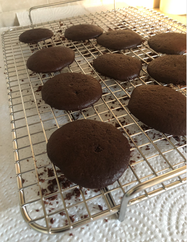 Chocolate cookie sandwich with Maple Butter Cream