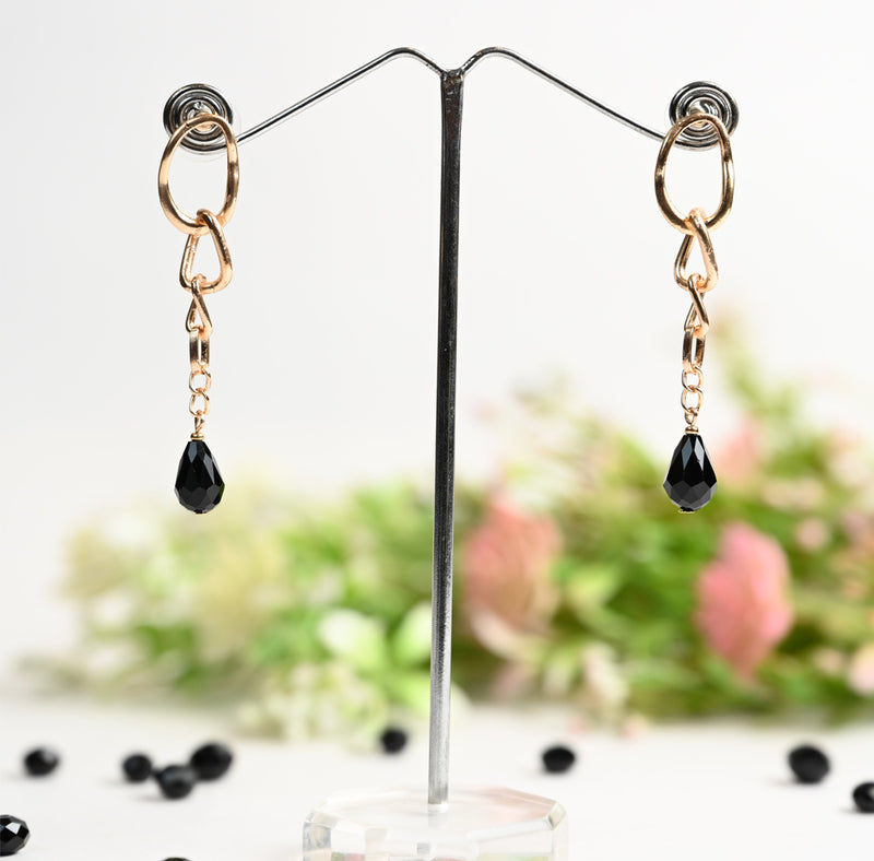 Gold Plated Linking Chain Earring