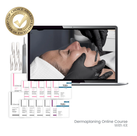 Dermaplaning certification online course with kit