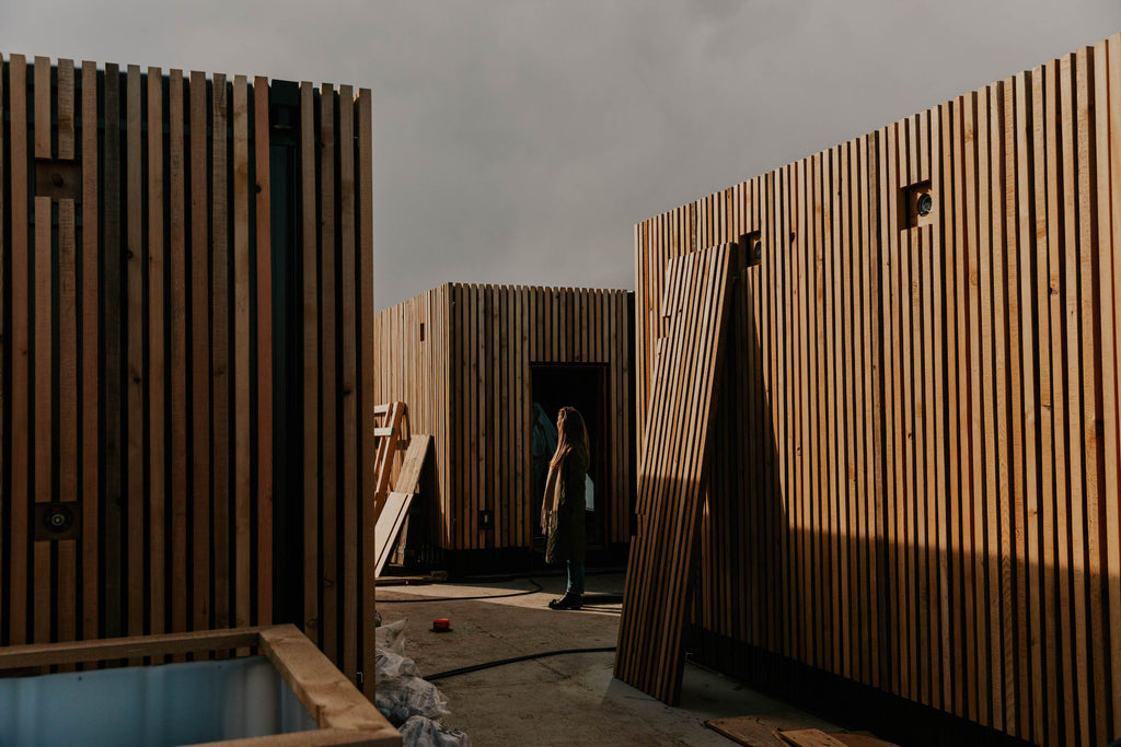 Saunas built from cedar
