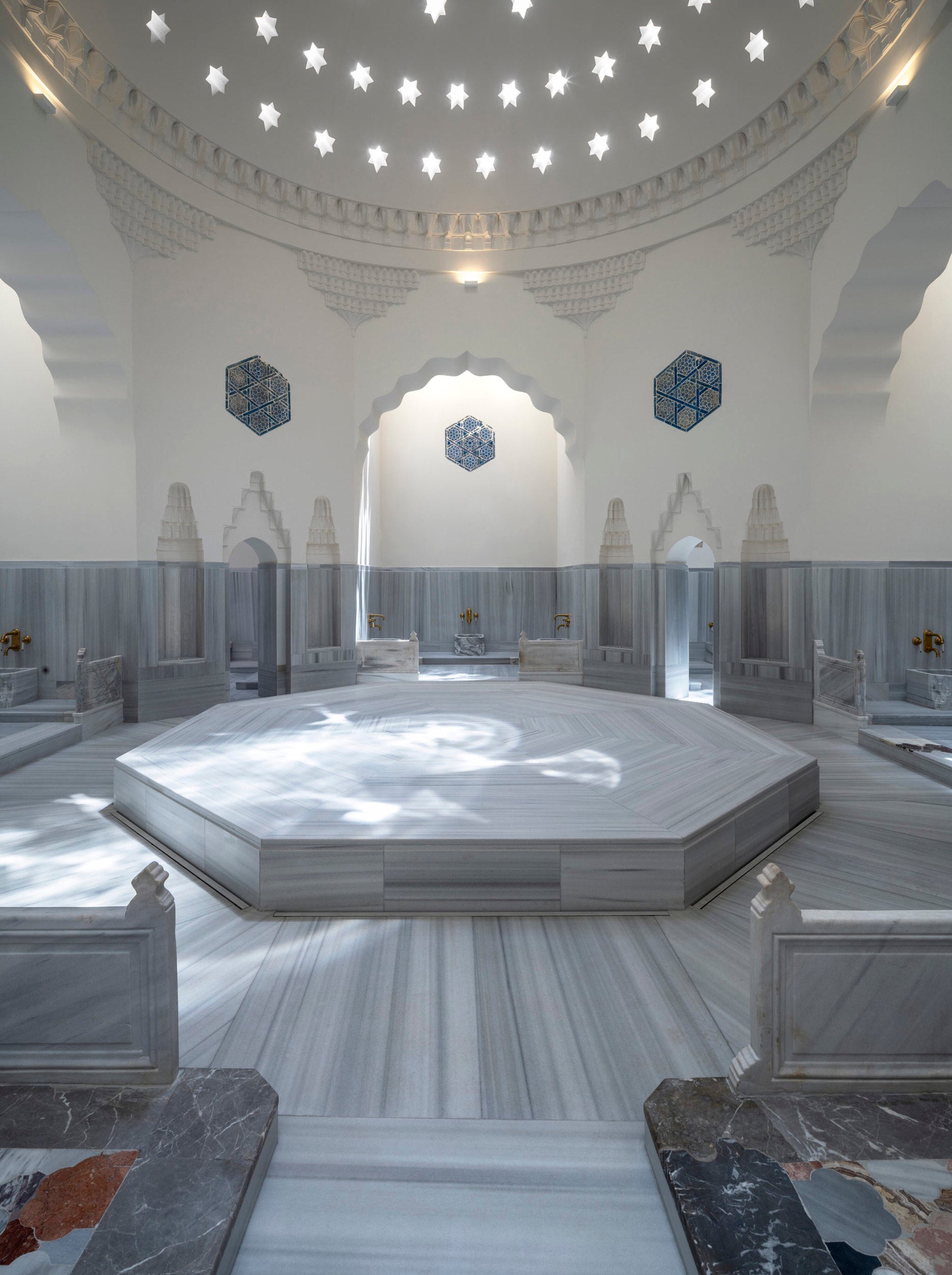 hot room in a hammam