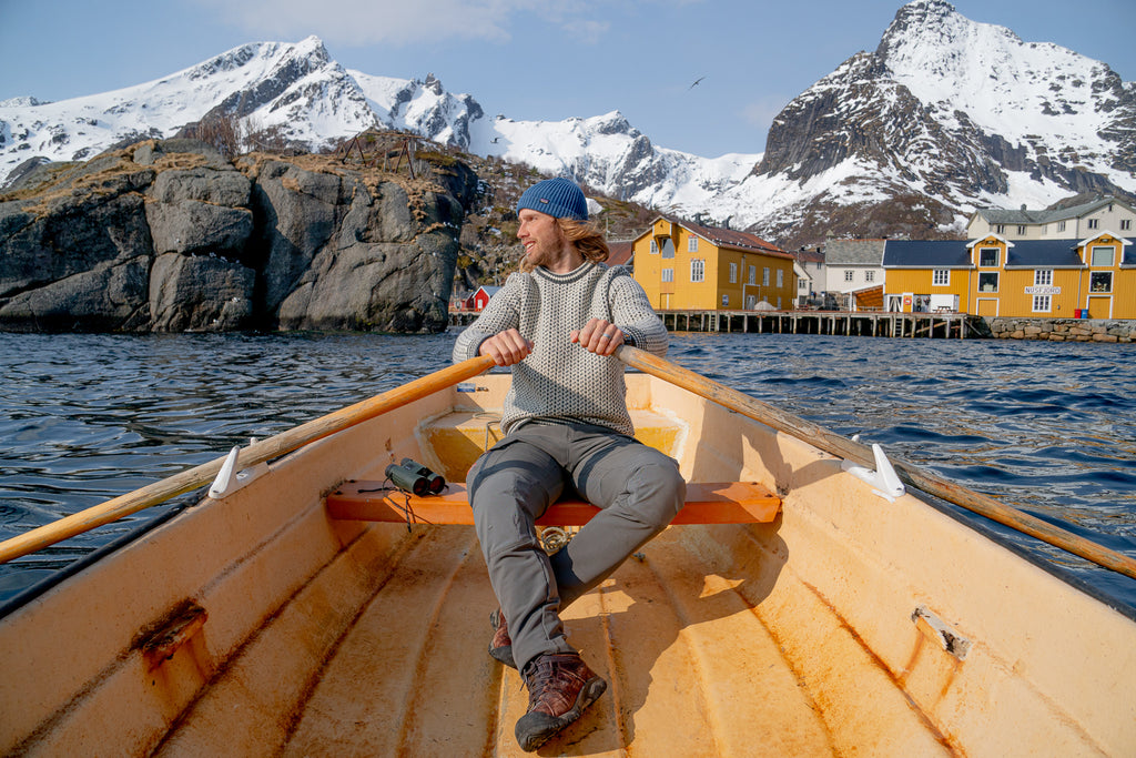 Ecologist Charles Post on a boat in Norway.