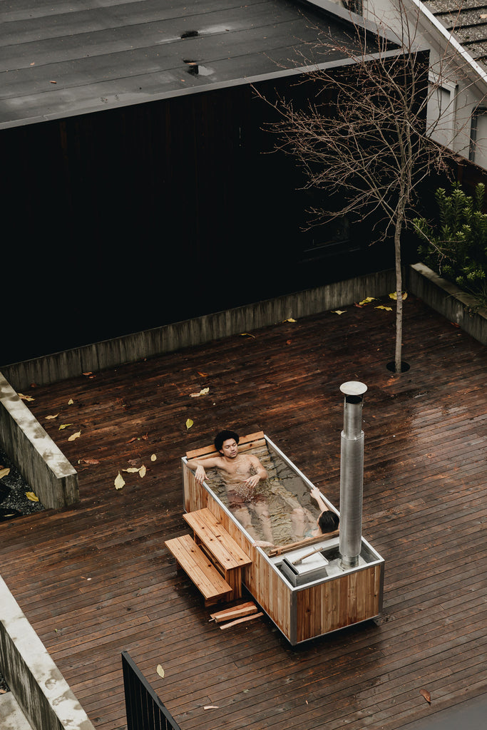 rectangular hot tub